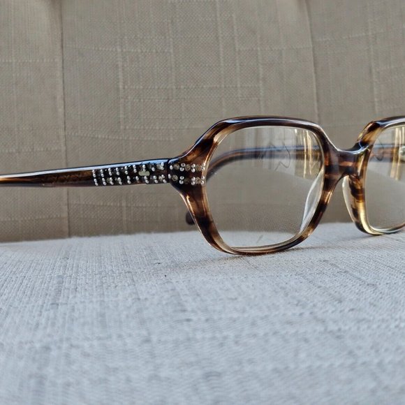 ESI-SHERIL-DECOR Vintage Eyeglasses Frame Women Brown Glasses 48[]20 - Picture 2 of 11